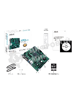 Материнская плата ASUS Pro A520M-C II/CSM, AM4, AMD A520, 2xDDR4, 4xSATA, 1xM.2, 1xPCI-E 3.0 x16, 2xPCI-E x1, 1xDVI-D, 1xDP, 1xHDMI, 1xVGA, 1x 1Gb LAN, 2xUSB-A 2.0, 4xUSB-A 3.2 Gen 1, 3x3.5 мм, Micro-ATX