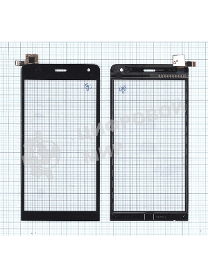 Сенсорное стекло (тачскрин) для Explay Neo, черное