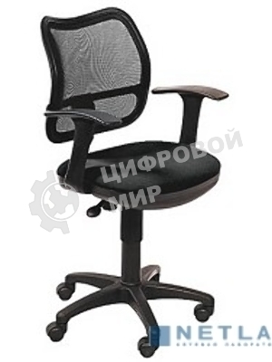 Кресло компьютерное Бюрократ Ch-797AXSN 26-28 спинка черная сетка, сиденье черное 26-28, Т-образные подлокотники