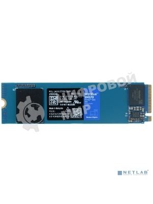 Накопитель SSD WD 250Gb, PCIe 3.0 x4, M.2 2280, Blue SN570 NVMe, R/W 3300/1200