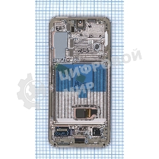 Дисплея для Samsung Galaxy S22 SM-S901B в сборе с тачскрином ServicePack, фиолетовый (GH82-27520F)