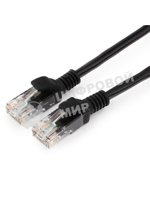 Патч-корд UTP Cablexpert cat.5e, 5м, литой, многожильный черный