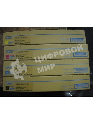 Тонер Konica-Minolta bizhub C220/280/360 синий TN-216C/TN-319C (туба, 437г)