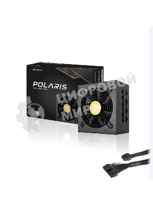 Блок питания Chieftec Polaris PPS-650FC, 650Вт, 80 PLUS Gold, 120мм, модульный, черный