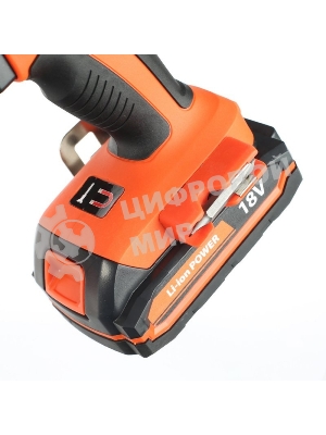 Дрель-шуруповерт Patriot BR 180Li, 18 В, 1,5 Ач, 40 Нм, щеточный