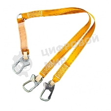 Строп ленточный Сибртех двойной нерегулиуемый с амортизатором, модель 