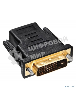 Адаптер Buro HDMI-19M(F)/DVI-D(M) с позол. конт.