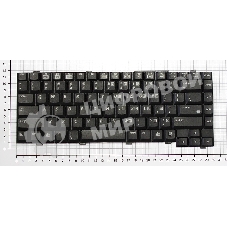 Клавиатура для ноутбука HP Compaq Presario 1500 черная
