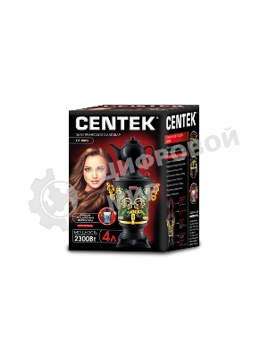 Самовар Centek CT-0093 черный/хохлома
