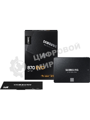 Накопитель SSD Samsung 870 EVO, 250Gb, SATA III, 2.5