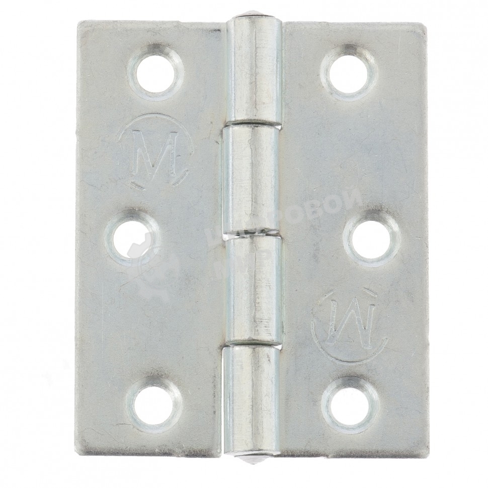 Петля карточная 50х40, цинк, 4шт. (Металлист) Россия