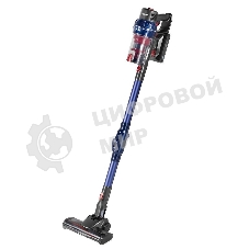 Пылесос вертикальный Zelmer STICK ZSVC925F Karol синий/серый, питание от аккумулятора, 380 Вт, уборка сухая, пылесборник 0.8 л, работа от АКБ max 35 мин.