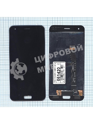 Дисплей для Asus ZenFone 4 ZE554KL, черный