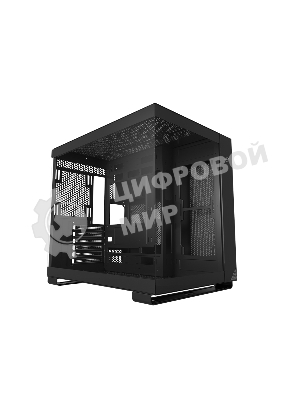 Компьютерный корпус без блока питания PCCOOLER C3 T500 BK, Panoramic Mid Tower, Black, TG, 0.7 SPCC, no fans ATX, mATX, mITX 175/400/200мм 1x2.5