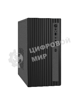 Компьютерный корпус Minitower ExeGate BAA-303M-AAA400 (mATX, БП AAA400 с вент. 8см, 2*USB, HD Audio, черный)