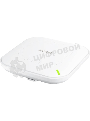 Гибридная точка доступа Zyxel NebulaFlex NWA90AX, WiFi 6, 802.11a/b/g/n/ac/ax (2,4 и 5 ГГц), MU-MIMO, антенны 2x2, до 575+1200 Мбит/с, 1xLAN GE, PoE, защита от 4G/5G, БП в комплекте
