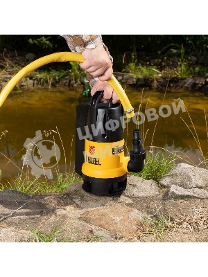 Дренажный насос DP800A, 800 Вт, подъем 5 м, 13000 л/ч Denzel