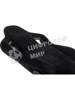 Кресло Zombie Ghost Fabric черный Light-20, ткань (велюр), подголовник