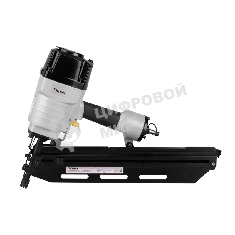 Пневмопистолет гвоздезабивной (нейлер) Kranz N90/D21, наклон 21 градус