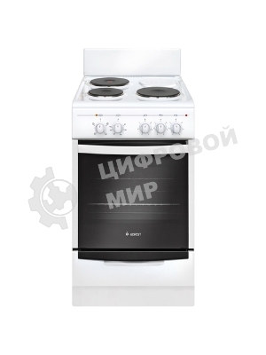 Плита электрическая Gefest 5140 0031 белый, конфорок 3 шт, духовка 55 л, 50 см x 85 см x 58.5 см