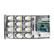 Корпус RM14500H01*13640 1U,12BAY HDD,W/REAR WINDOW+MINI SAS CABLE,SINGLE(CHENBRO,SR/SK),REV.