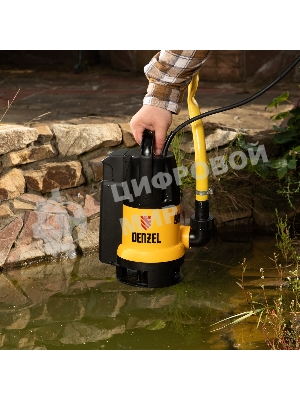 Дренажный насос DP800A, 800 Вт, подъем 5 м, 13000 л/ч Denzel