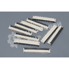 Разъем FPC Flip-Lock 1010-24RLGF 24 pin высота 1мм шаг 1мм 10 шт