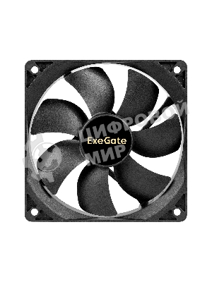 Вентилятор 12В DC ExeGate ExtraSilent ES12025S2P (120x120x25 мм, Sleeve bearing (подшипник скольжения), 2pin, 1300RPM, 22dBA)