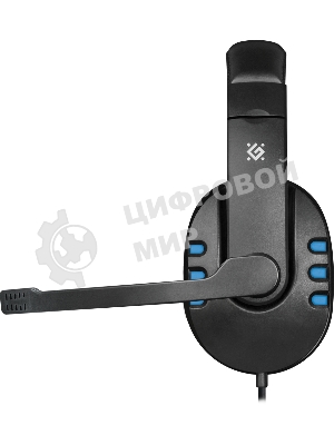Гарнитура Defender Warhead G-160 чёрный/синий, проводная