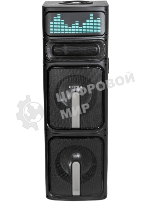 Минисистема Supra SMB-2050, 180Вт, FM USB BT SD, черный