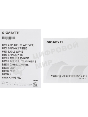 Материнская плата Gigabyte B850M GAMING X WIFI6E/WF6E, Socket AM5, AMD B850, 4xDDR5, 4xSATA, 2xM.2, 1xPCI-E 5.0 x16, 1xPCI-E 3.0 x4, 1xHDMI, 2xDP, 1x 2.5Gb LAN, 1xUSB-C 3.2 Gen 2, 1xUSB-A 3.2 Gen 2, 2xUSB-A 3.2 Gen 1, 4xUSB-A 2.0, 3x3.5 мм, 7.1, Micro-ATX