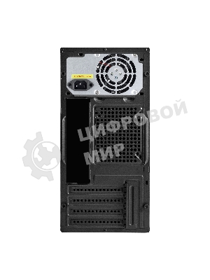 Компьютерный корпус Minitower ExeGate BAA-303M-AAA400 (mATX, БП AAA400 с вент. 8см, 2*USB, HD Audio, черный)