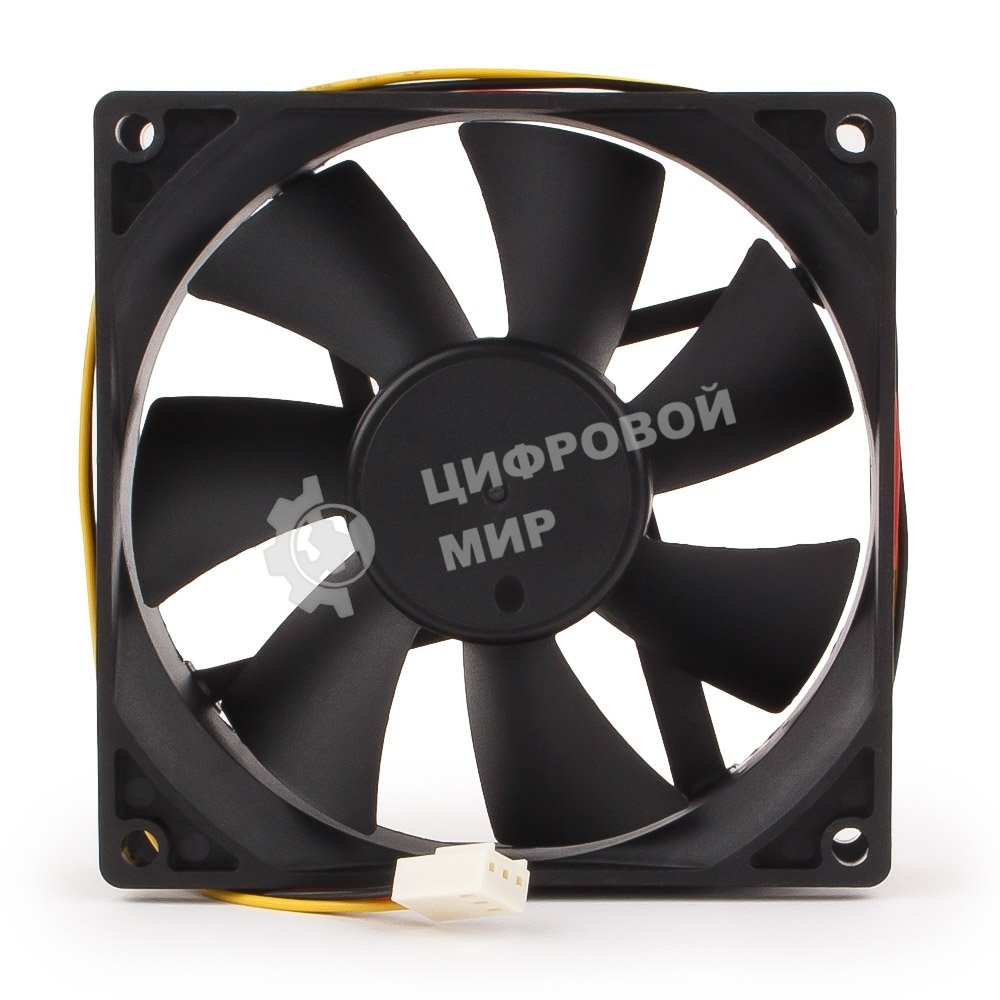 Вентилятор для корпуса Gembird черный, 90 мм, 2500 об/мин, 26 дБ, 3 pin