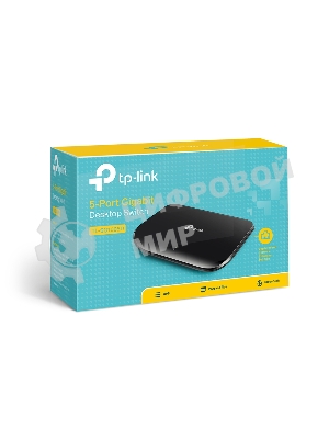 Коммутатор TP-Link SMB TL-SG1005D Коммутатор 5-port Gigabit Switch, plastic case