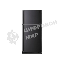 Холодильник Sharp SJ-XE59PMBK черный двухкамерный 430/148л морозилка сверху, No Frost