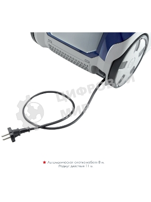 Моющий пылесос Thomas TWIN XT 788565, черный/синий, 325/1700 Вт, уборка влажная/сухая/сбор жидкости, пылесборник контейнер 2.6 л