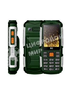 Мобильный телефон BQ-2430 Tank Power камуфляж/золотистый