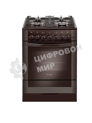 Плита комбинированная Gefest ПГЭ 6502-02 0045 коричневый, конфорок 4 газовых, духовка 55 л, 60 см x 85 см x 60 см