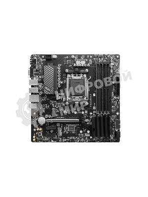 Материнская плата MSI PRO B650M-P, AM5, AMD B650, 4xDDR5, 4xSATA, 2xM.2, 1xPCI-E 4.0 x16, 2xPCI-E 4.0 x1, 1xHDMI, 1xDP, 1xVGA, 1x2.5Gb LAN, 2xUSB 3.2 Gen 1, 2xUSB 3.2 Gen 2, 3x3.5 мм, 7.1, Micro-ATX