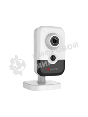 Видеокамера IP Hikvision HiWatch DS-I214(B) 4-4мм цветная корп.:белый/черный