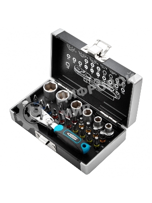 Набор бит и торцевых головок Gross 11361 1/4