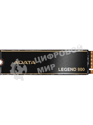 Накопитель SSD ADATA LEGEND 900, 1Tb, PCIe 4.0 x4, M.2 2280, NVMe, R/W 7000/4700, с радиатором