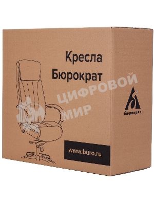 Кресло Бюрократ T-9927SL черный, кожа