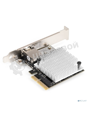 Сетевой адаптер ExeGate EXE-107S (PCI-E x4 v3.0, 1xRJ45, UTP 100Mbps/1000Mbps/2.5Gbps/10Gbps Marvell AQC107S)