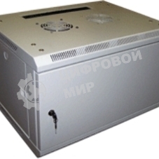 Шкаф настенный серии Pro, 3-секционный, 12U 600x600, стеклянная дверь