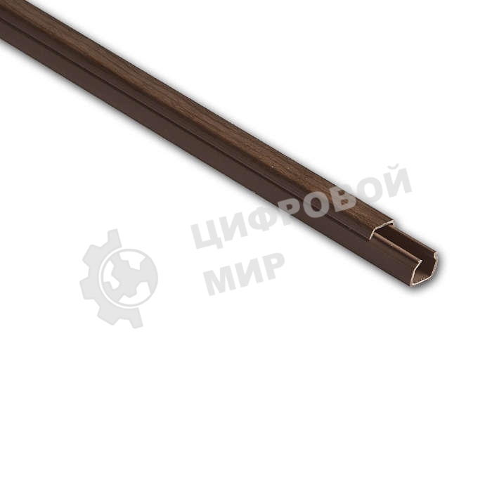 Кабель-канал 12х12 L2000 пластик дуб (темн. основа) Рувинил РКК-12х12-08М