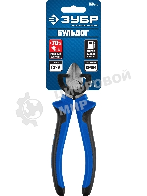 Бокорезы Зубр БУЛЬДОГ эксцен распол шарнира покрытие Н12Х1 160мм Проф 2201-5-16_z02