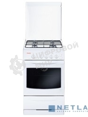 Плита газовая Gefest ПГ 3200-06 белый, конфорок 4 шт, духовка 42 л, 50 см x 85 см x 57 см