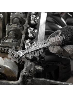 Набор ключей рожковых Matrix, 6 х 32 мм, 12 шт., CrV, хромированные