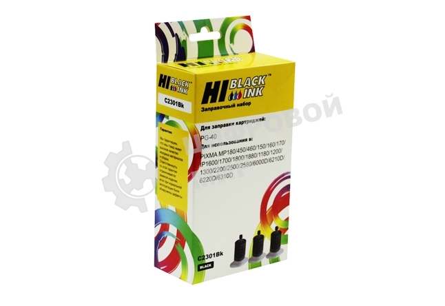 Заправочный набор Canon PG-40 3x20ml, black (Hi-Black) NEW